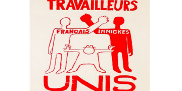 Cartaz 'Travailleurs français immigrés unis', 1968