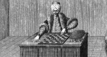 Autômato jogador de xadrez do século 19 que inspirou Benjamin em uma de suas teses (Reprodução)