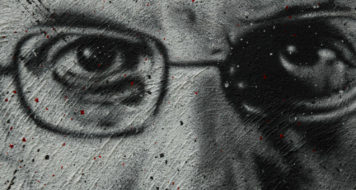 Grafite retratando Michel Foucault (Reprodução/ Organ Museum)