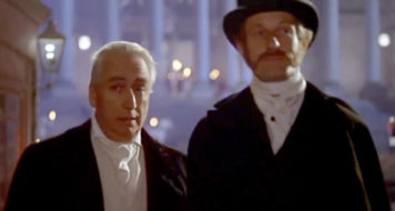 Barthes, no papel do romancista inglês William Thackeray no filme 'As irmãs Brontë', de André (Téchiné/Divulgação)