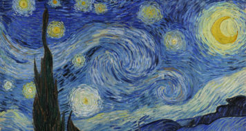 "Não há fantasmas nos quadros de Van Gogh?”, conduz­‑nos Derrida ao tema do espectro ('Noite estrelada', quadro de Vincent Van Gogh, 1889)