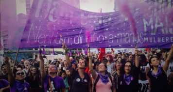 Ato das mulheres em 8 de março de 2017, São Paulo (Foto: Mídia Ninja)