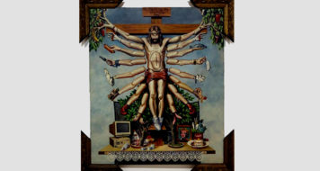 ‘Cruzando Jesus Cristo com Deusa Schiva', de Fernando Baril, 1996