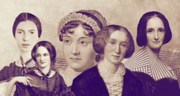 Emily Dickinson, Emily Brontë, Jane Austen, George Eliot, Mary Shelley (Arte Revista CULT)