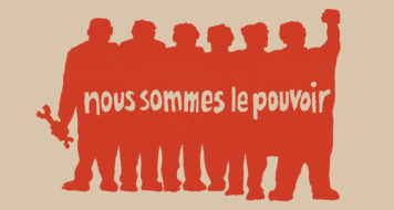Cartaz impresso no Atelier Populaire: “Nós somos o poder”, 1968 (Reprodução)