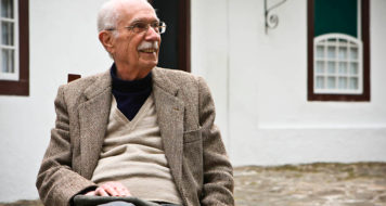 O crítico literário e professor Antonio Candido (Foto Letícia Moreira)