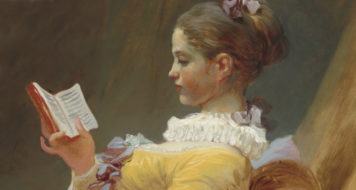 leitura: 'La Liseuse', pintura de Jean-Honor Fragonard