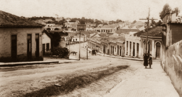 Cidade natal do escritor Raduan Nassar, década de 1930 (Arquivo Prefeitura de Pindorama)