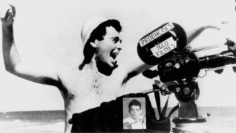 Glauber Rocha nas filmagens de "Barravento", 1962 (Reprodução)