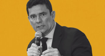 O ministro da Justiça Sérgio Moro (Foto Marcelo Camargo / Agência Brasil / Arte Revista Cult)