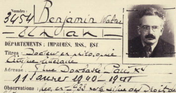 Walter Benjamin, Carteira da Biblioteca Nacional de Paris, 1940 (Reprodução)