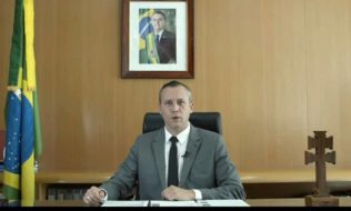 Roberto Alvim, ex-Secretário Especial da Cultura em vídeo que retoma discurso de Joseph Goebbels (Foto: Reprodução)