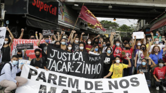 Protesto pede Justiça para as vítimas do Jacarezinho
